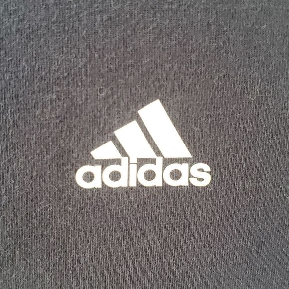 3️⃣💲2️⃣0️⃣ ADIDAS navy zip front athletic top sweat top XS - Picture 5 of 13